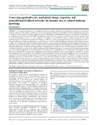 Conserving Agrobiodiversity Amid Global Change, Migration, and Nontraditional Livelihood Networks: the Dynamic Uses of Cultural Landscape Knowledge
