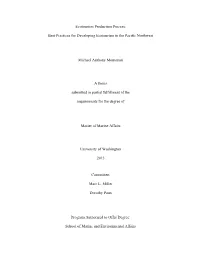 Ecotourism Production Process: Best Practices for Developing Ecotourism in the Pacific Northwest