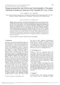 Integrated Graptolite and Chitinozoan Biostratigraphy of the Upper Telychian (Llandovery, Silurian) of the Ventspils D-3 Core, Latvia