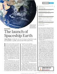 The Launch of Spaceship Earth
