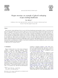 Rogen Moraine: an Example of Glacial Reshaping of Pre-Existing Landforms