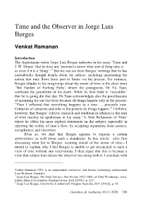 Time and the Observer in Jorge Luis Borges