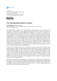 The Pulsating Magnetosphere at Jupiter