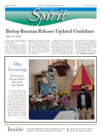 Bishop Brennan Releases Updated Guidelines May 14, 2021