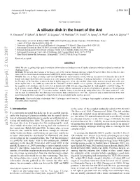 A Silicate Disk in the Heart of the Ant Which Reprocesses Most of the Stellar Light Emitted in Our Line Table 1
