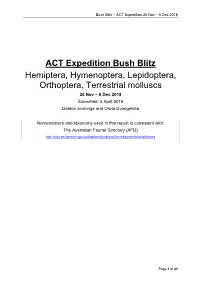 Insects and Molluscs, According to the Procedures Outlined Below