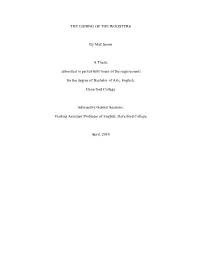 THE CODING of the WOOSTERS by Max Sonin a Thesis Submitted In