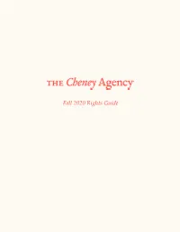 Fall 2020 Rights Guide