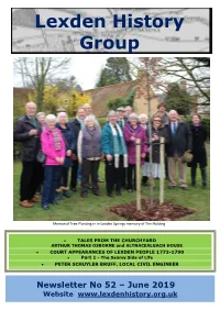 Lexden History Group