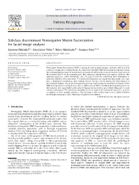 Subclass Discriminant Nonnegative Matrix Factorization for Facial Image Analysis