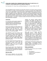 Considerations for the Use of Slurry Walls to Construct Water Reservoirs in the Denver Formation