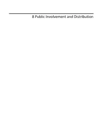 Section 8 Public Involvement and Distribution
