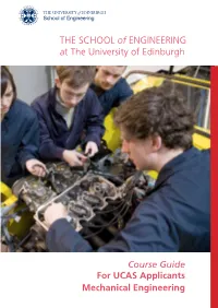 THE SCHOOL of ENGINEERING at the University of Edinburgh