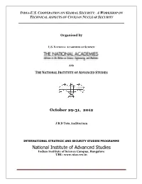 Aworkshop on Technical Aspects of Civilian Nuclear Security