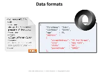 Data Formats