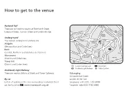 How to Get to the Venue
