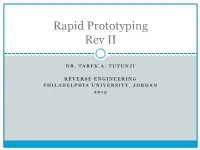 Rapid Prototyping Rev II