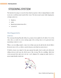 Steering System
