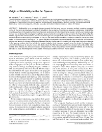 Origin of Bistability in the Lac Operon