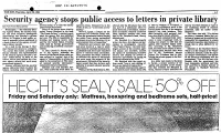 Security Agency Stops Public Access To