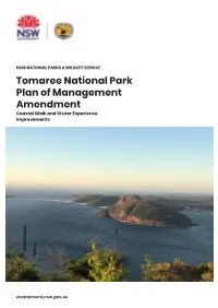 Tomaree National Park Plan of Management Amendment Coastal Walk and Visitor Experience Improvements