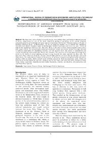 1 Inventorization of Amphibian Diversity from Bavali