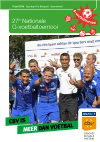 G-Toernooi Programmaboekje 2019