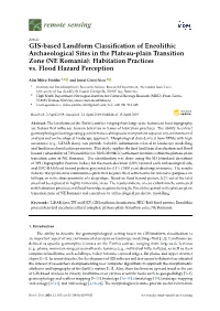 GIS-Based Landform Classification of Eneolithic Archaeological Sites In
