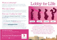 Lobbyforlife