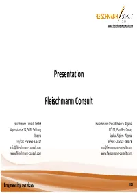 Presentation Fleischmann Consult