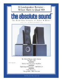 The Absolute Sound Complete Issue