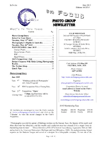 What's in This Issue