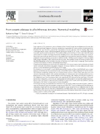 From Oceanic Plateaus to Allochthonous Terranes: Numerical Modelling