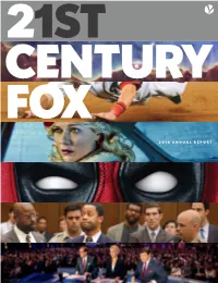 Twenty-First Century Fox, Inc. 2016 Annual Report