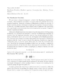 Hamilton's Equations. Conservation Laws. Reduction. Poisson Brackets