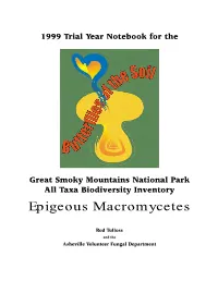 Macrofungi Branch Control Document 1999.Book