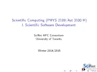 Scientific Computing
