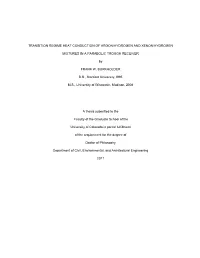 Transition Regime Heat Conduction of Argon/Hydrogen and Xenon/Hydrogen
