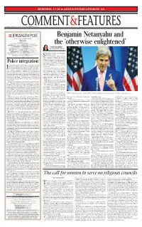 Benjamin Netanyahu and the 'Otherwise Enlightened'