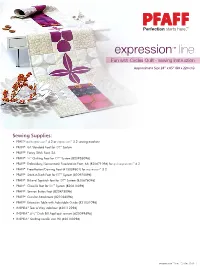 Expression™ Line Fun with Circles Quilt - Sewing Instruction