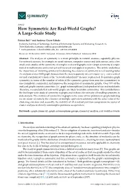 How Symmetric Are Real-World Graphs? a Large-Scale Study