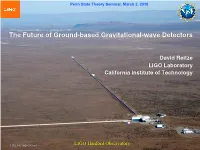 The Future of Ground-Based Gravitational-Wave Detectors