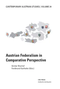 Austrian Federalism in Comparative Perspective