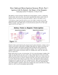 How Outboard Motor Ignition Systems Work, Part 3 Ignition with No Battery: the Magic of the Magneto Outboardignitionpart3 W