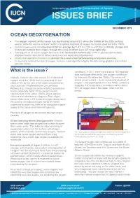 Issues Brief: Ocean Deoxygenation
