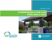 Norwalk Comprehensive Park and Open Space Plan