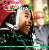4-H Annual Report 4-H Annual Report