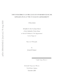 Arxiv:2004.02362V2 [Nucl-Ex] 30 Aug 2020