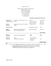 Curriculum Vita