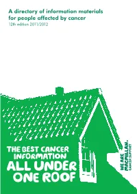 Directory of Information Materials 12Th Edition